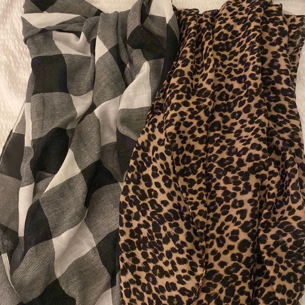 Two oversized blanket scarves 🧣